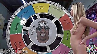 Sinful Abigail Johnson was punished in the spinning tale of Wheel of Debauchery