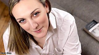 Cum Twice and Eat Your Creampie Out Of Your Wifes Pussy - Clara Dee POV Virtual Sex