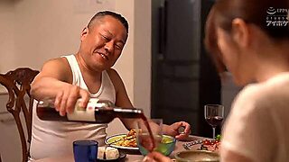 My father in law's tongue licking technique keeps making me cum 1of5