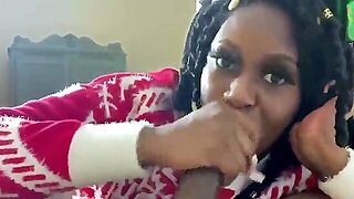 Amateur chick and her blowjob talent