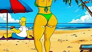 Married Housewife Likes Sucking and Screwing Large Ebony Rods. Toon Parody. The Simpsons parody. Most excellent Compilation Bitch Wife