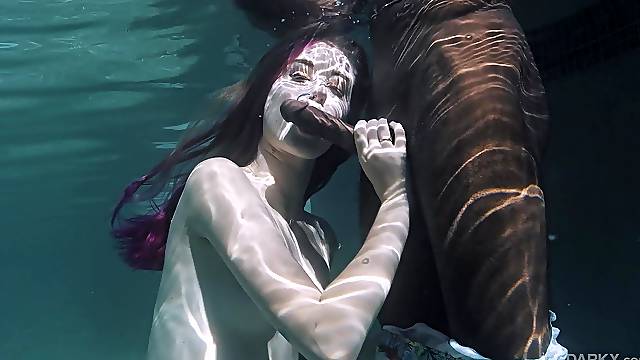 Steamy underwater black perversions in original XXX scenes