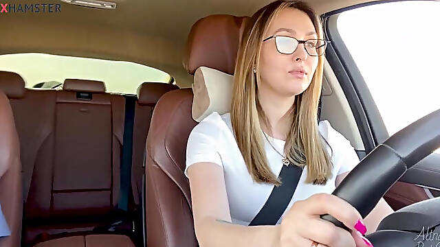 Fucked Stepmother In Car After Driving Lessons