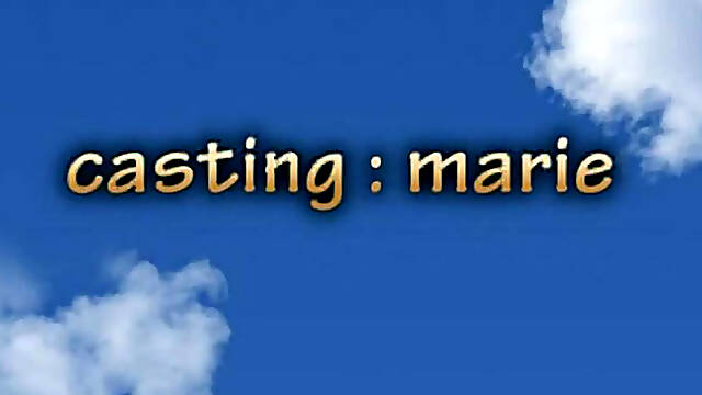 Po Marie French Mature Casting Gang