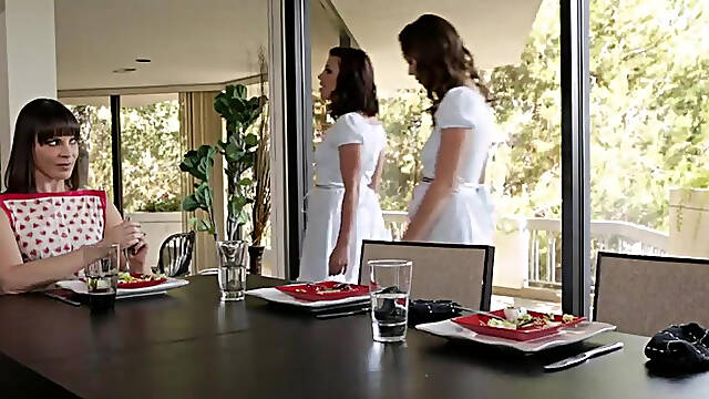 Adriana Chechik and Jade Nile Lesbian Stepsisters porn