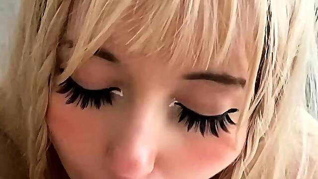 Amateur Blonde Blowjob CIM