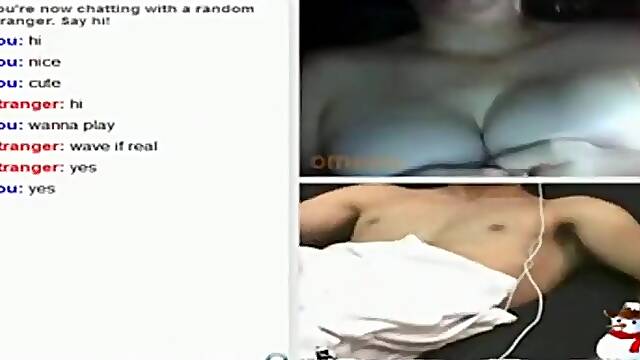 Horny girl wants to have cybersex on omegle with a stranger