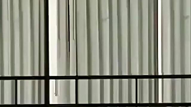 My neighbors drilled on the balcony
