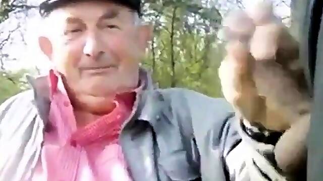 Grandpa in park