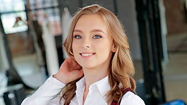 Playful girlfriend Lily Ray is enjoying intense anal sex