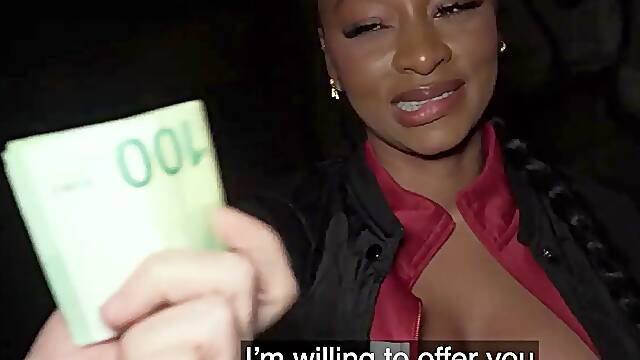Public agent - french ebony stunner liked getting fucked during hard porno