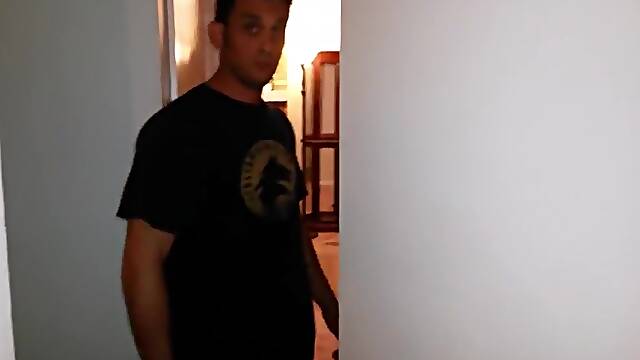 Hubby watches wife fuck to pay off debt