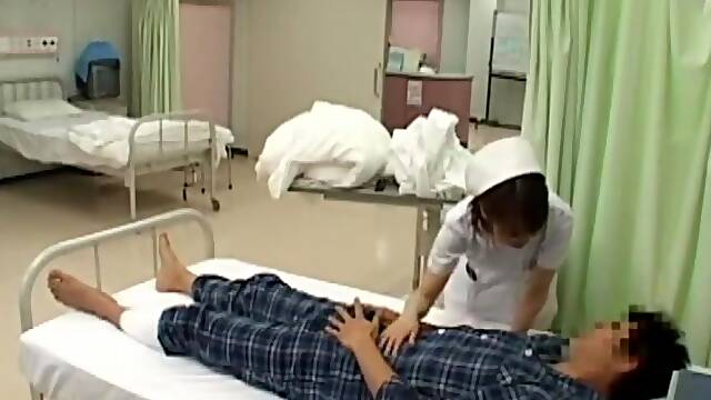 Amazing Japanese model Nozomi Osawa, Luna Kanzaki, Hinata Komine in Horny Nurse, Stockings JAV video