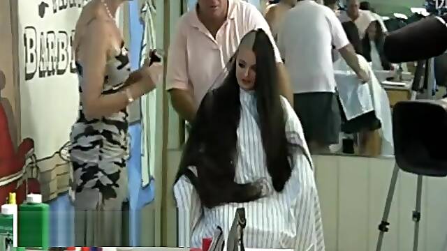 Carla Very Long Hair To Headshave Bald