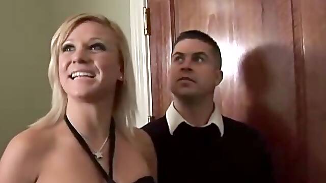 Wife Swings with Couple, Husband Watches.