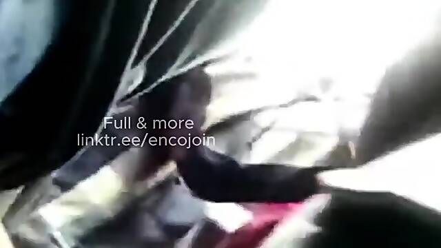 Encoxada dickflash grope candid cum