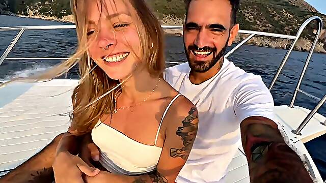 Hardcore Lesbian Captains Fuck Crew Members on Capri Boat Trip