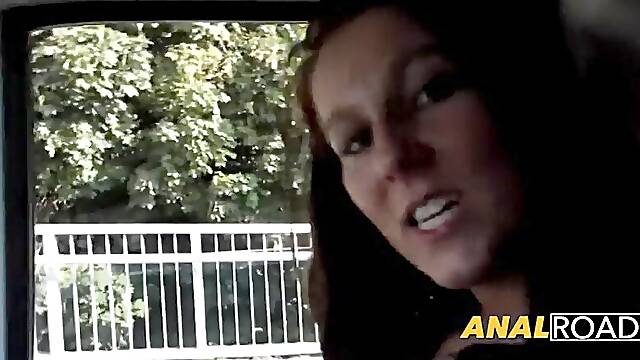 Street whore picked up then thick booty fucked
