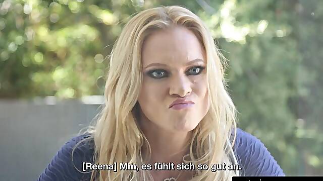 Threesome Between Curious Girl-Next-Door Neighbor, Big-Tits MILF Stepmom Reena Sky and