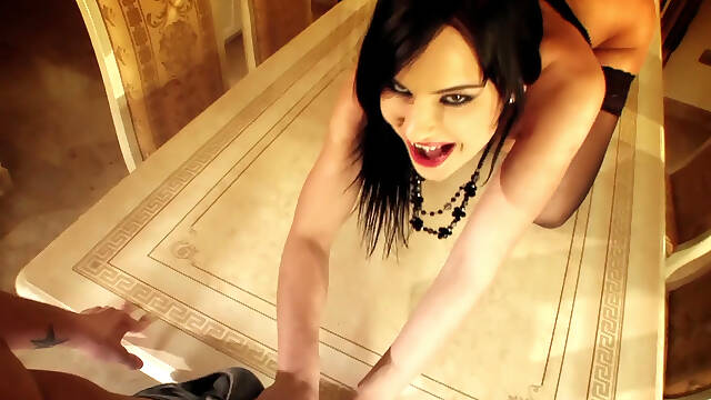 Slut Abbie Cat gonzo style sex