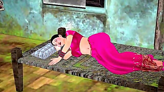 Indian Desi Sasurs Mate Pounded Buxom Phat Udders Bhabhi Rock-hard
