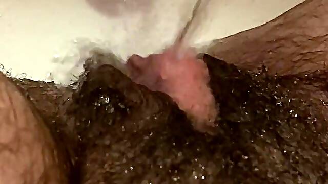 Water jet ejaculation
