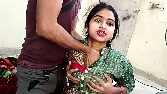 Curvy Indian Bhabhi Hard Doggy in Bedroom with Devar - Amateur Desi Homemade Roleplay