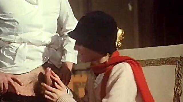 Marina Lotar gets her big ass thrashed in a hot vintage threesome