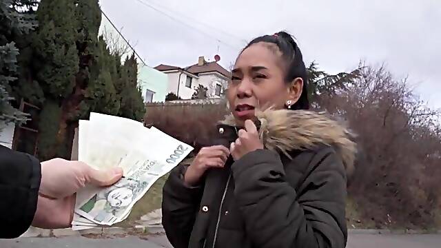 Asiasn woman is approached and offered money for sex