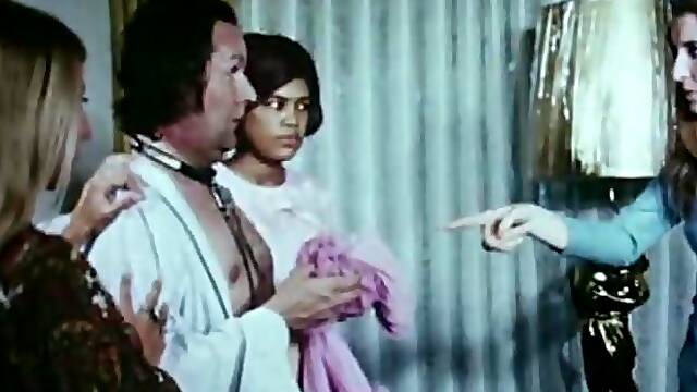 Old Man fucked by 4 Nude fresh Ladies (1960s Vintage)