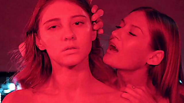 Lesbian Vampire Infiltration - Tiffany Tatum Mesmerizes Blonde Assistant