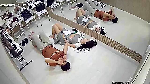 IPCAM – Korean young couple groping each other