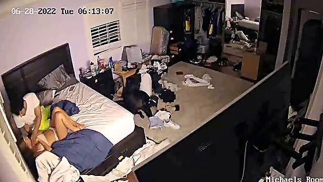 IPCAM – American cheerleader girl gets fucked hard