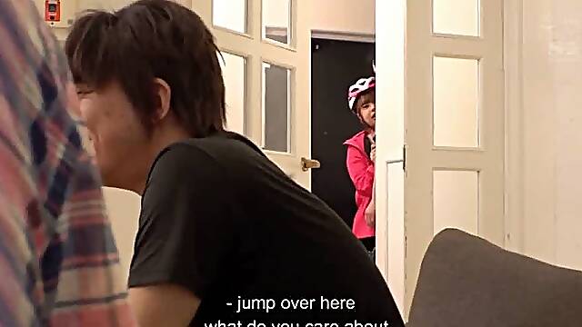 Japanese Shion Yuumi Big Tits Delivery Girl Gets Nice Tips (Decensored + English Subtitles)