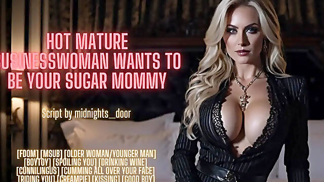 Sugar Mommy and her two horny sluts play cowgirl