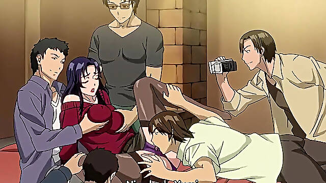 Hintai girl gets gang banged by a group of men