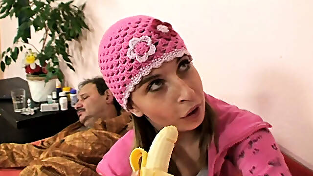 My stepmother watches as I fuck her in doggy style