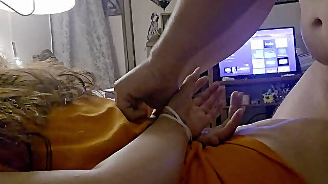 Girl moans while getting fucked and cummed in her ass