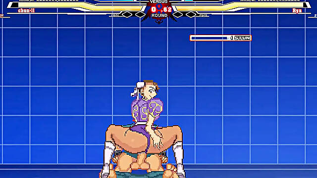 ChunLi takes on Long in intense sexual battle