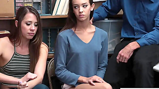 Punished shoplifter takes it deep in her ass