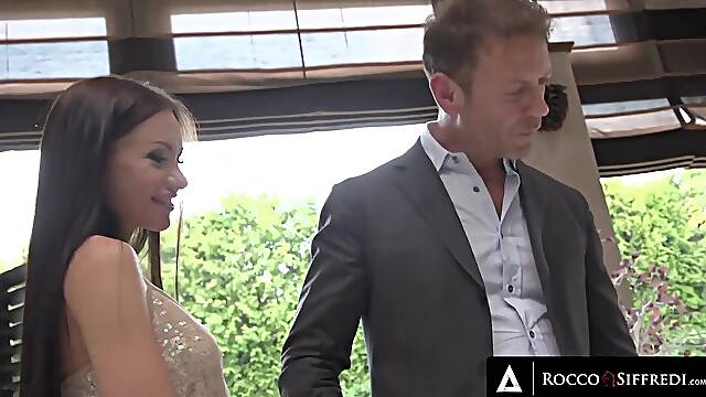 Rocco Siffredi PLOWS Through Two Lucky Euro Ladies` ASSHOLES!