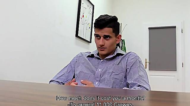 He Works As A Car Mechanic But The Money Is Not Enough So He Takes A Dick For Extra Cash