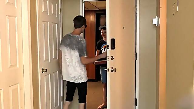 Fucking The Pizza Delivery Boy