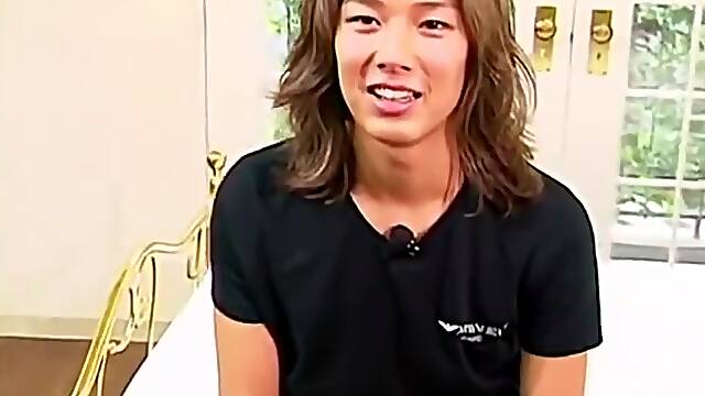Japan Straight for Gay Eye - Handsome Long Hair in Tight Striped Underwear