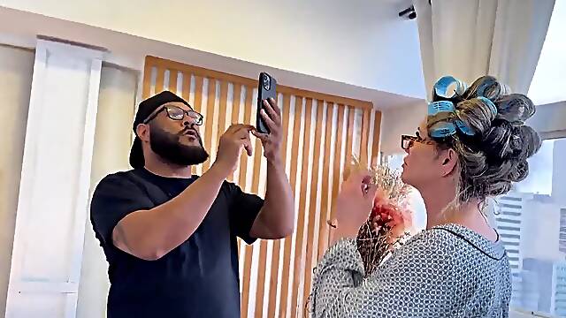Granny Sabrina Gets Her Ass & Pussy Fucked POV