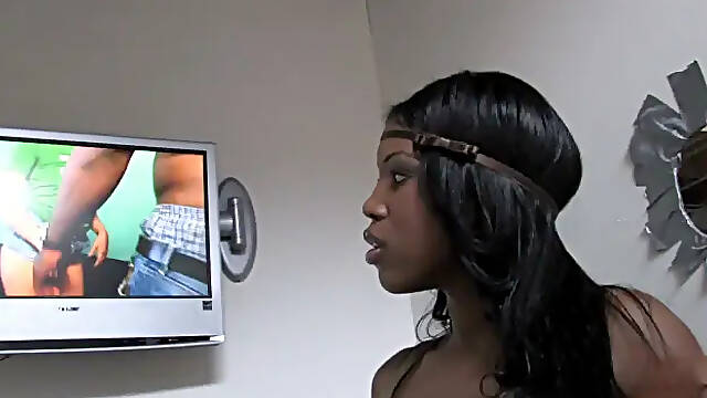 Ebony Goddess Gets Creamed By White Meat