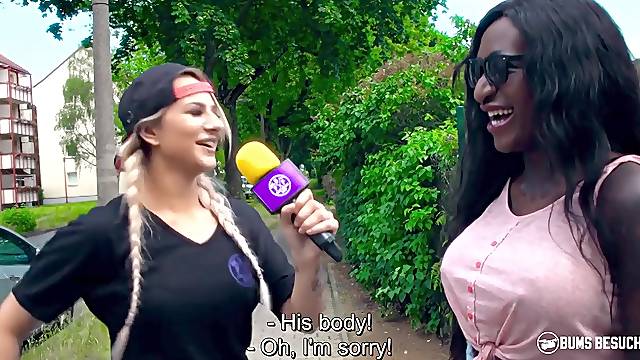 Ebony German Puma Hard Core Porn Scene - giving head