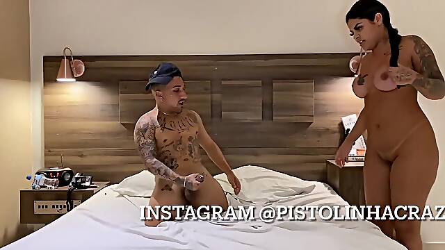 Eduarda Grangeiro Banged By The Horny Hung Midget