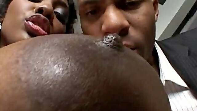 Hot Black Sex with Ebony Nyomi Banxxx and Her Big Tits and Bubble Butt