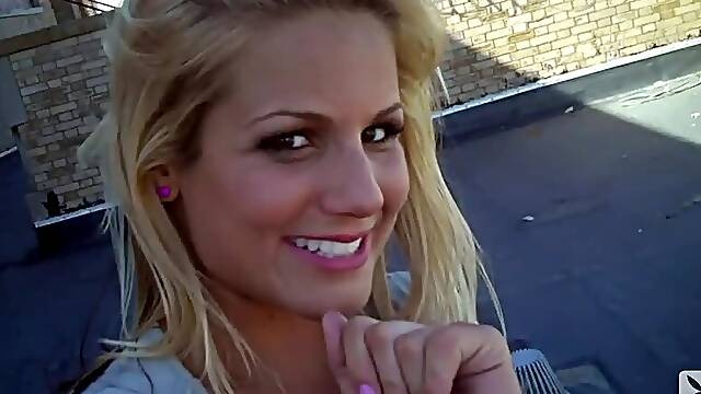 Ashlyn Letizzia the pretty roller girl poses outdoors